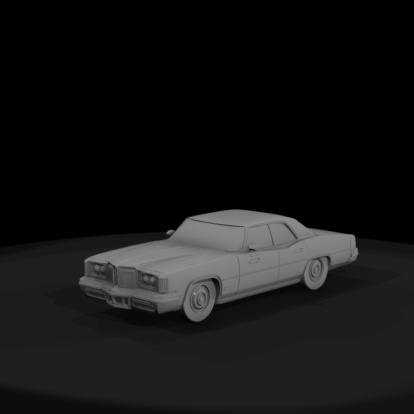 1970s Four‑Door Sedan — Car