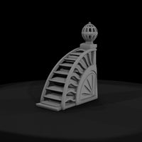 curved-ornamental-staircase-with-newel-post-ho-1-87-diorama-accessory-924975 — thumbnail 3