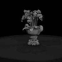 baroque-urn-planter-with-moth-orchids-miniature-diorama-centerpiece-041729 — thumbnail 3