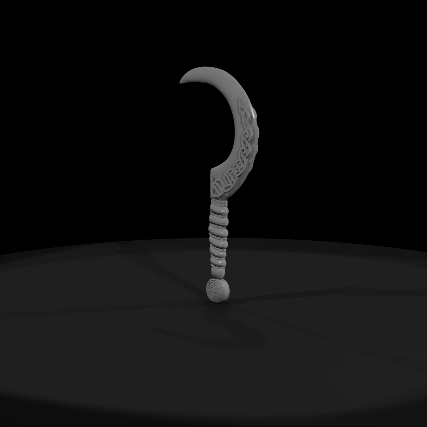 Celtic Crescent Sickle — Ritual Sickle
