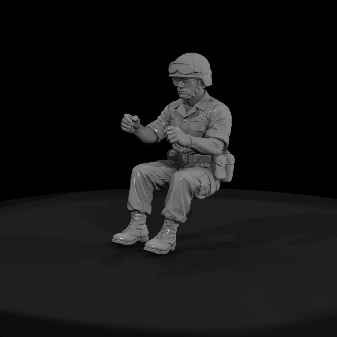 Vn Army 057 Vietnam U S Army Truck Driver Figure