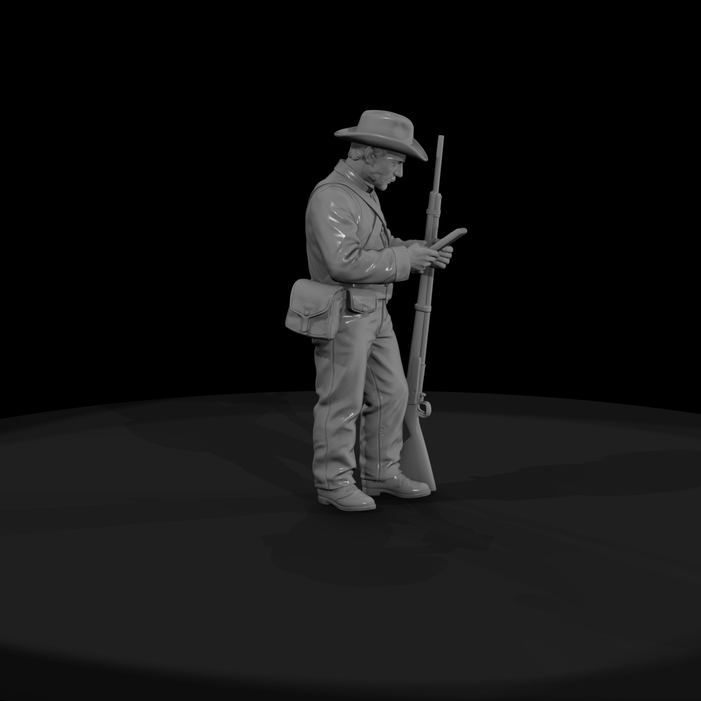 Civil War Confederate Infantryman