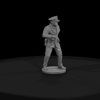 1950s City Police Officer Standing — thumbnail 4