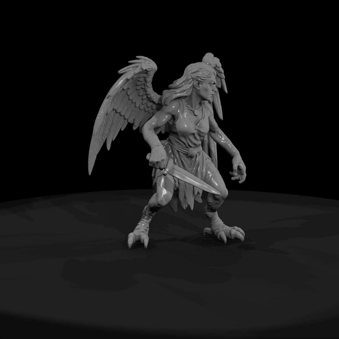 Myth 0287 Mythology Harpy Miniature Figure
