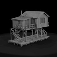 raised-wooden-shelter-small-pier-house-single-room-2b8668 — thumbnail 5