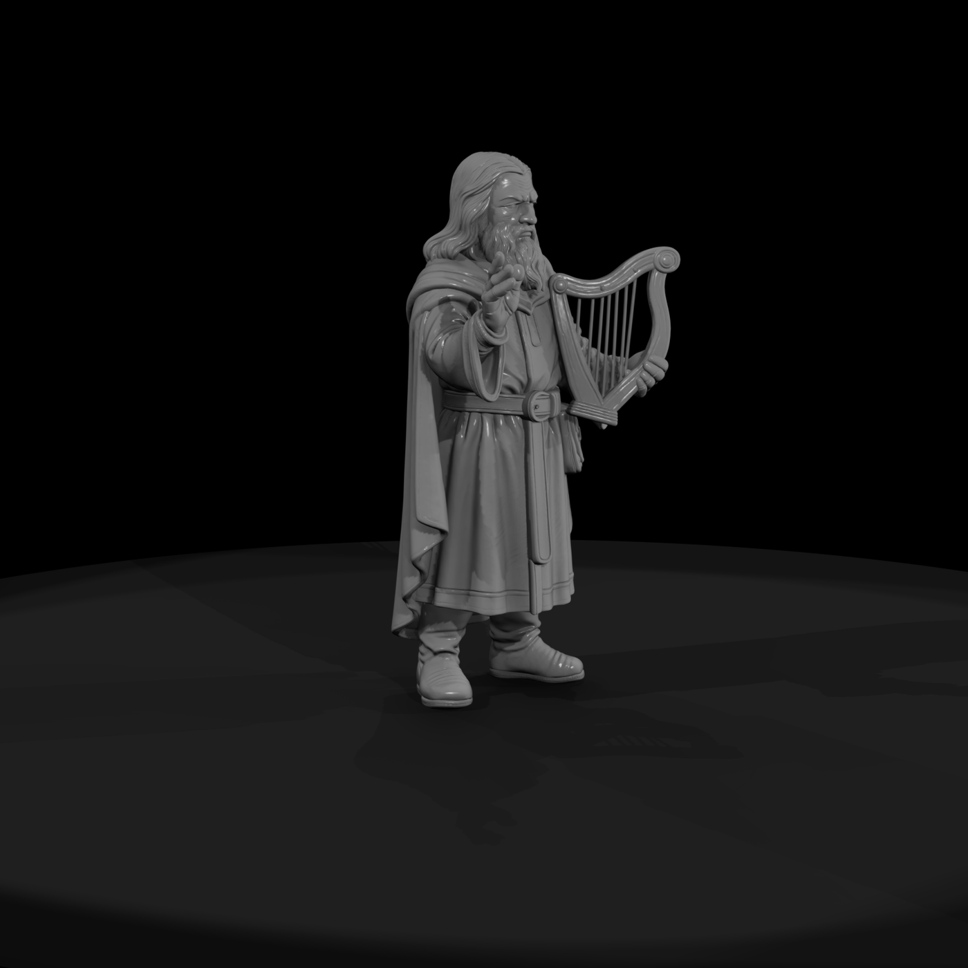 Myth 0317 Mythology Bragi Miniature Figure