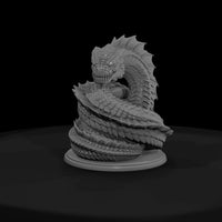stylized-fantasy-giant-serpent-dragon-3d-miniature — thumbnail 2