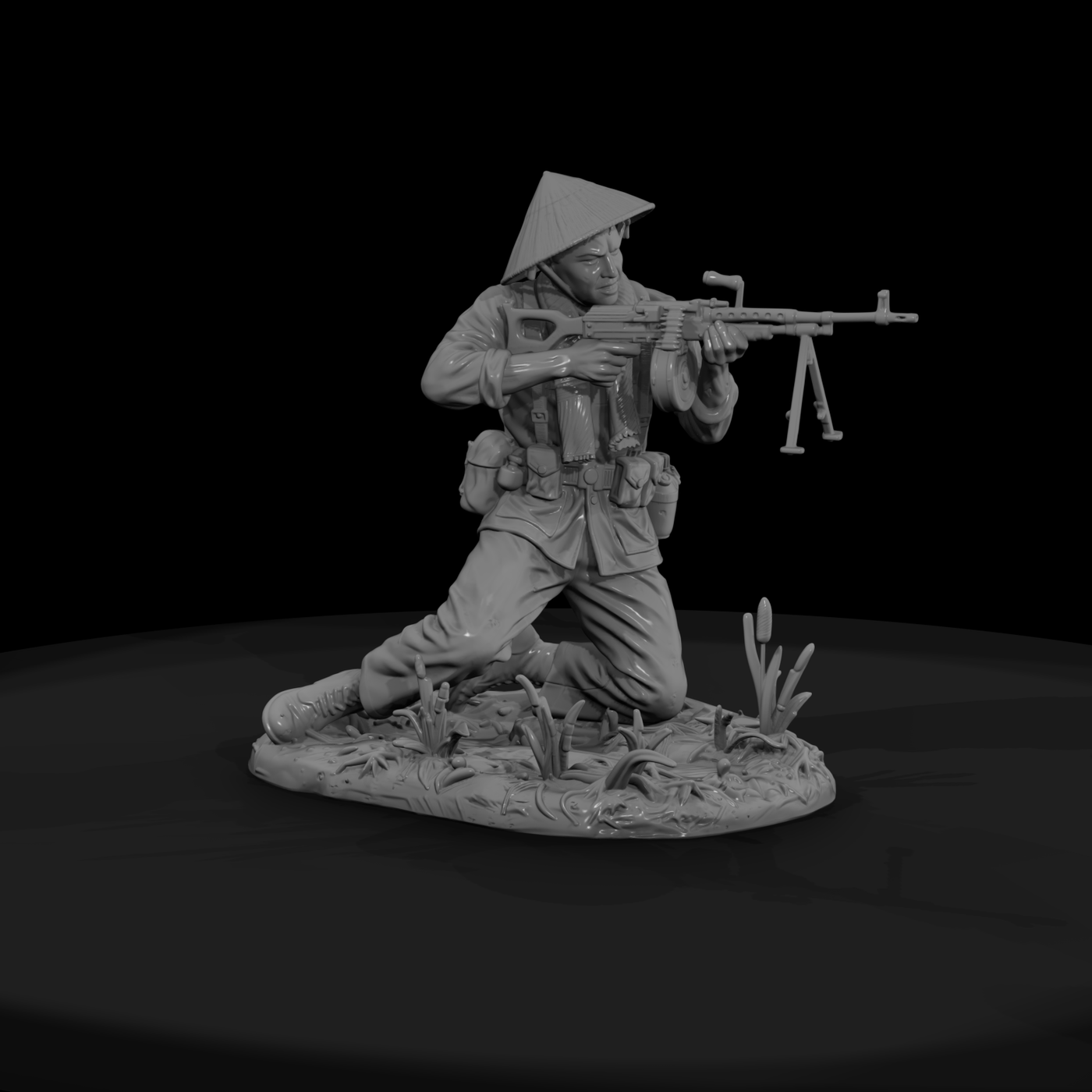 Vnh 067 Viet Cong Light Machine Gunner