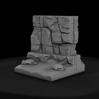 stylized-cracked-rock-cliff-terrain-base-007762 — thumbnail 3