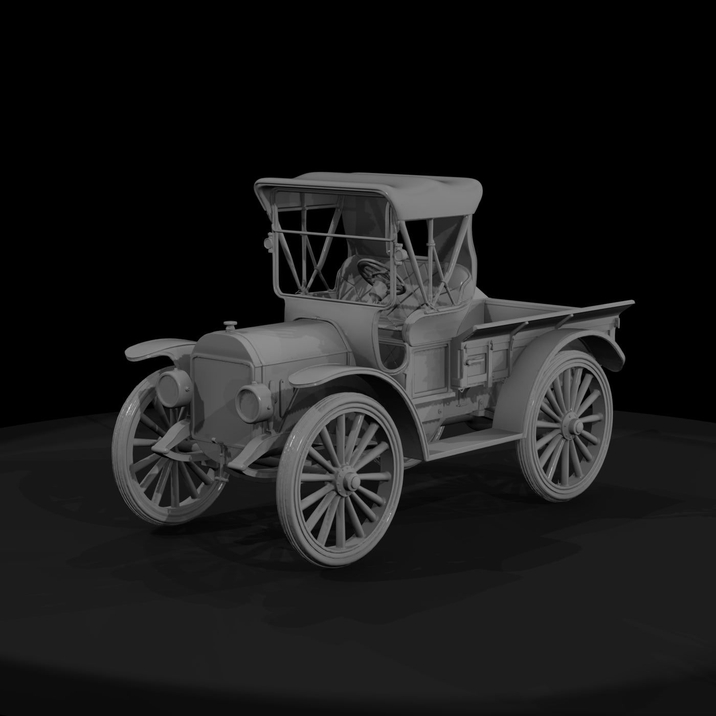 antique-open-cab-pickup-truck-early-1900s-861282
