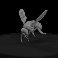 honey-bee-miniature-detailed-landing-pose-for-dioramas-displays-650462 — thumbnail 3