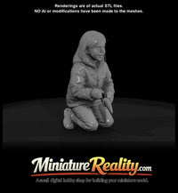 winter-skier-little-girl-making-snowman — thumbnail 2