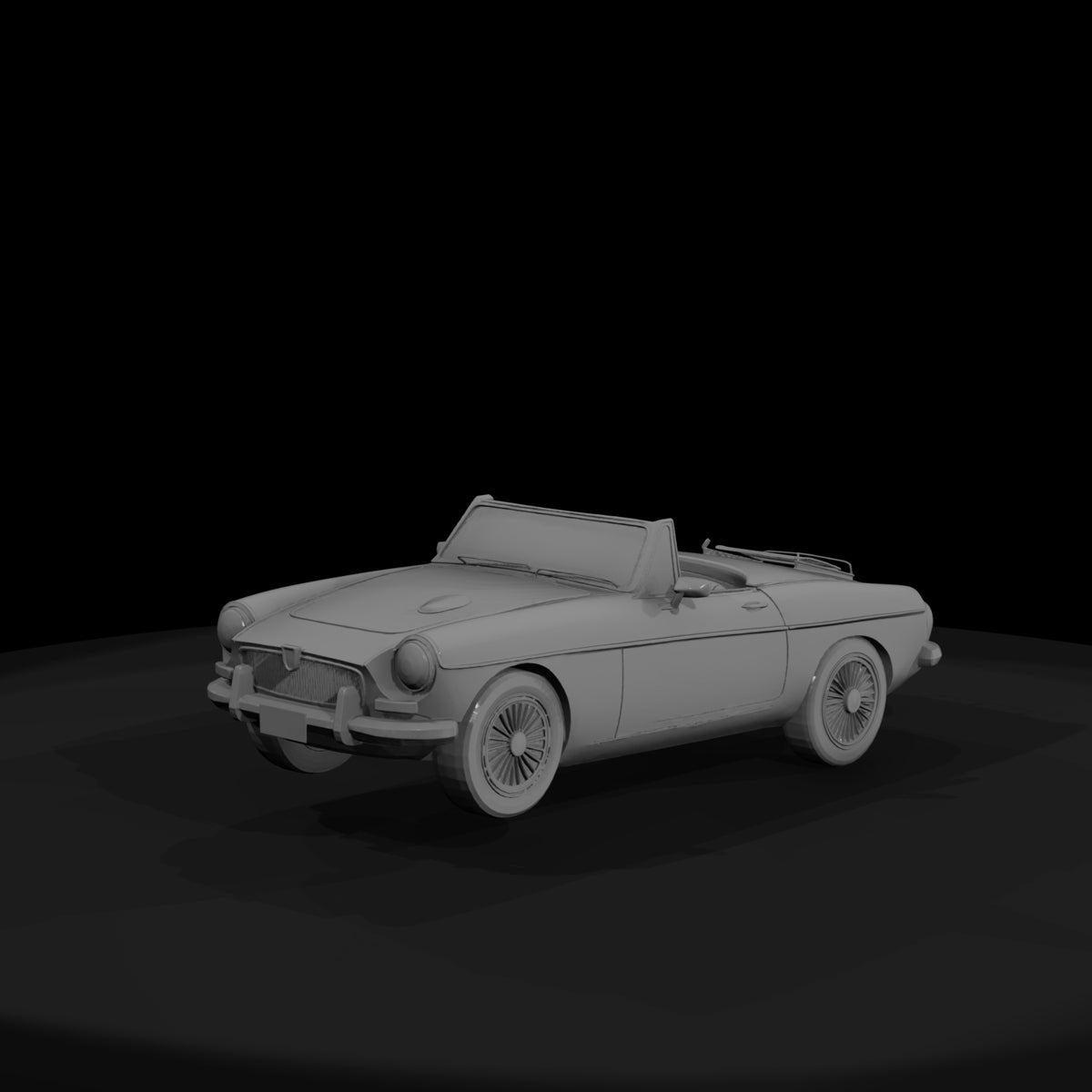 classic-convertible-sports-car-3d-printable-diorama-model-663502