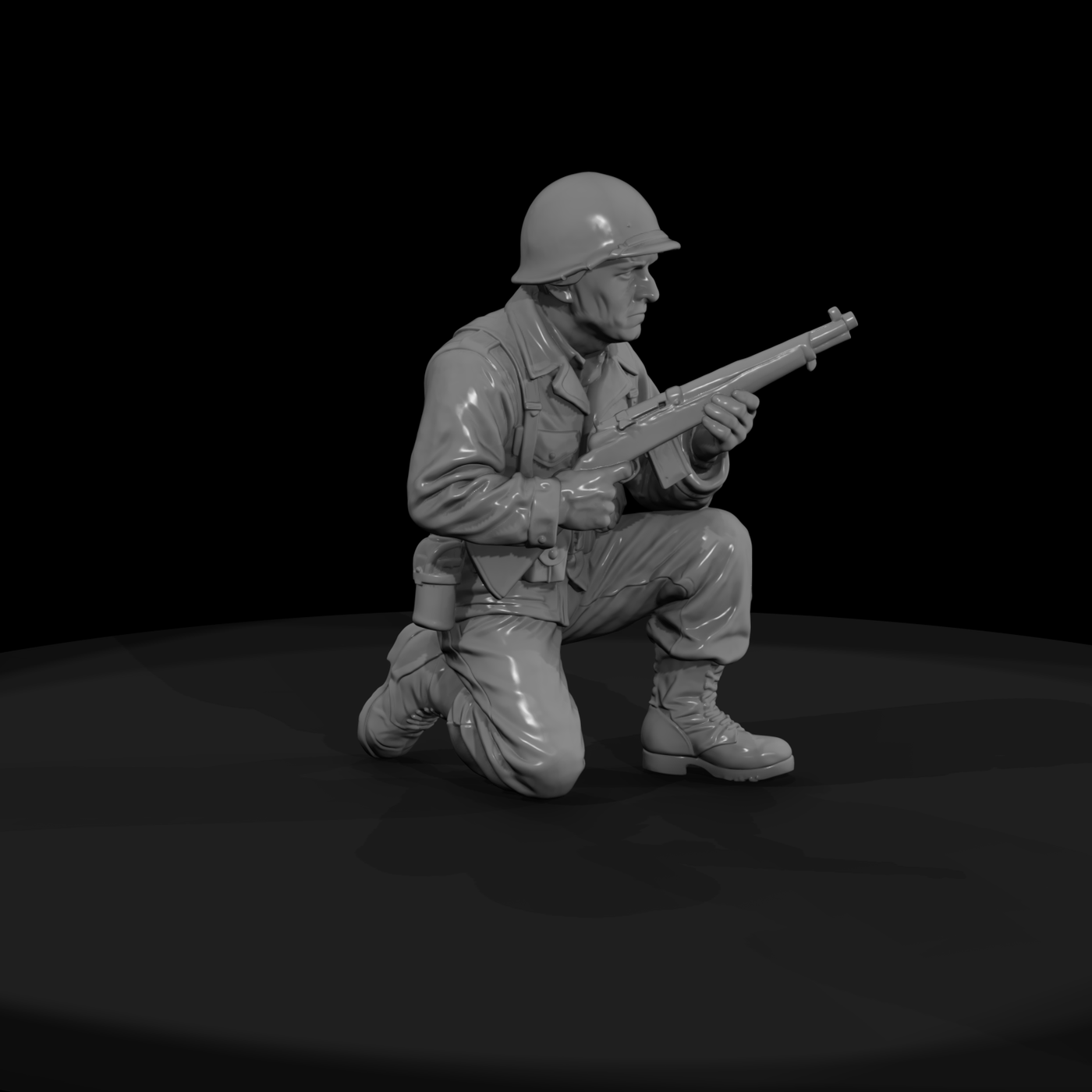 Ww2 Army 084 Wwii U S Army Scout Figure