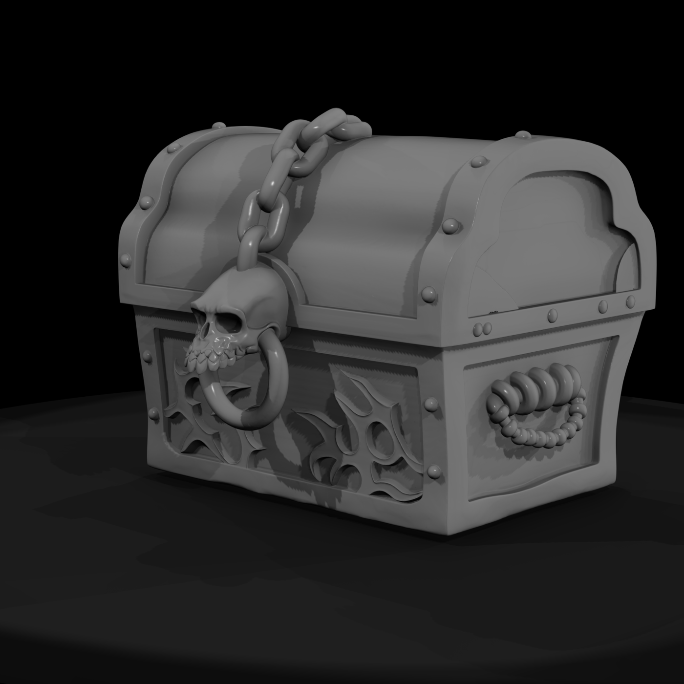 Cursed Skull Treasure Chest