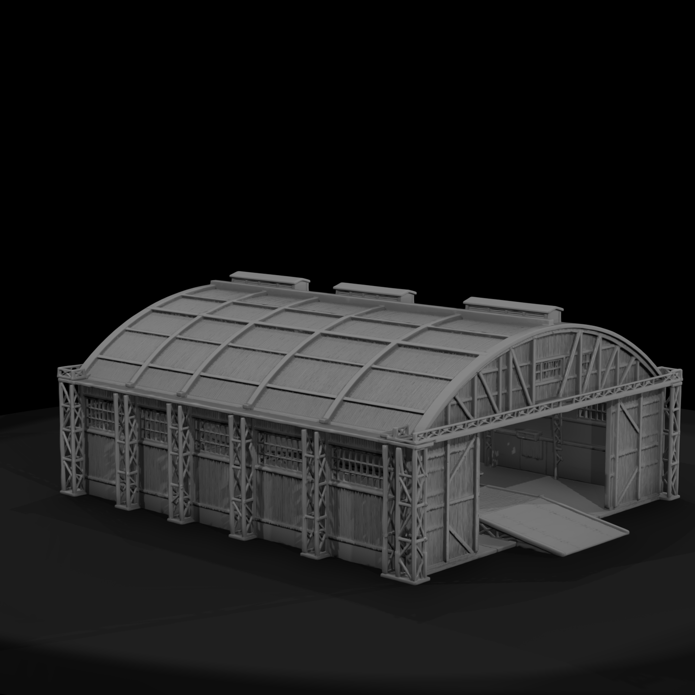Mil 091 Ww2 Pacific Seaplane Hangar
