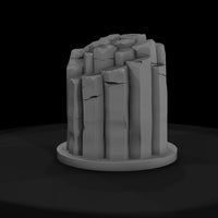 stylized-basalt-column-rock-formation-3d-printable-terrain-884654 — thumbnail 3