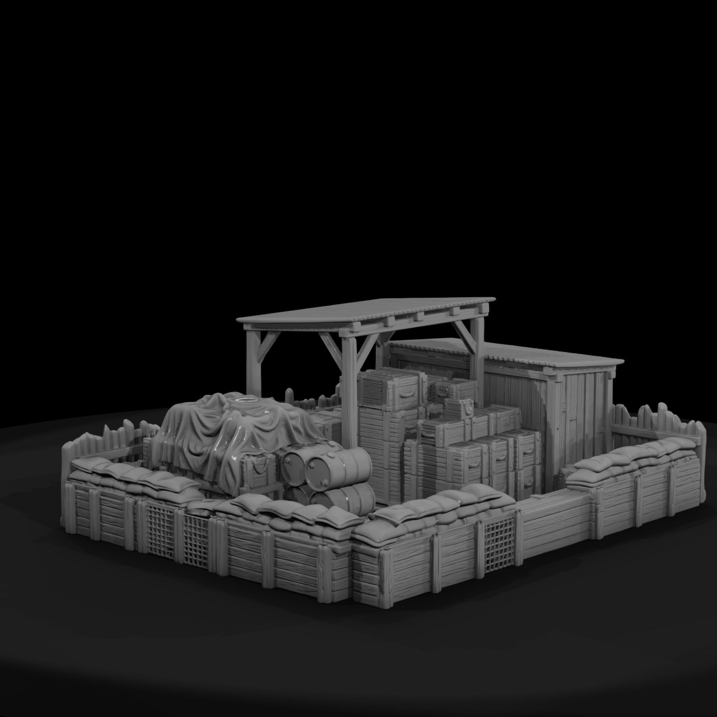 Mil 018 Ww2 Pacific Beach Supply Dump