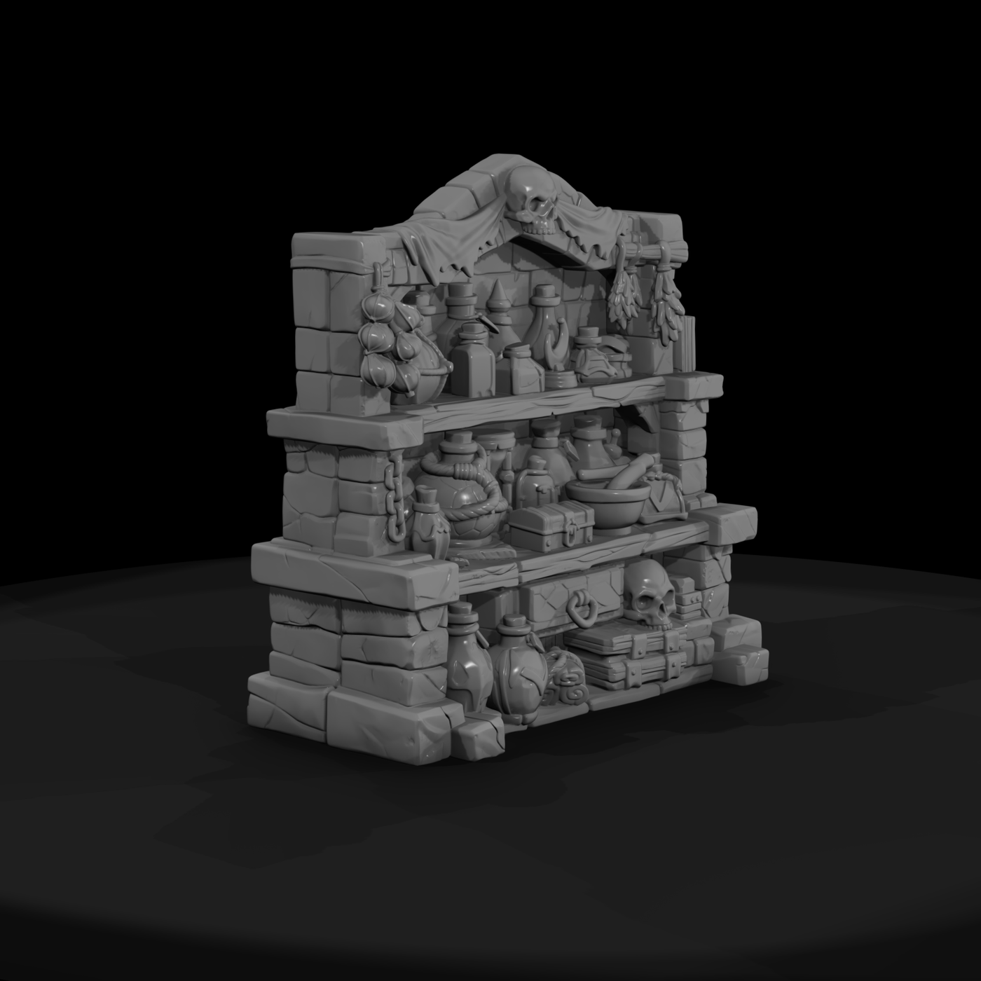 Hitem2 Potion Shelf