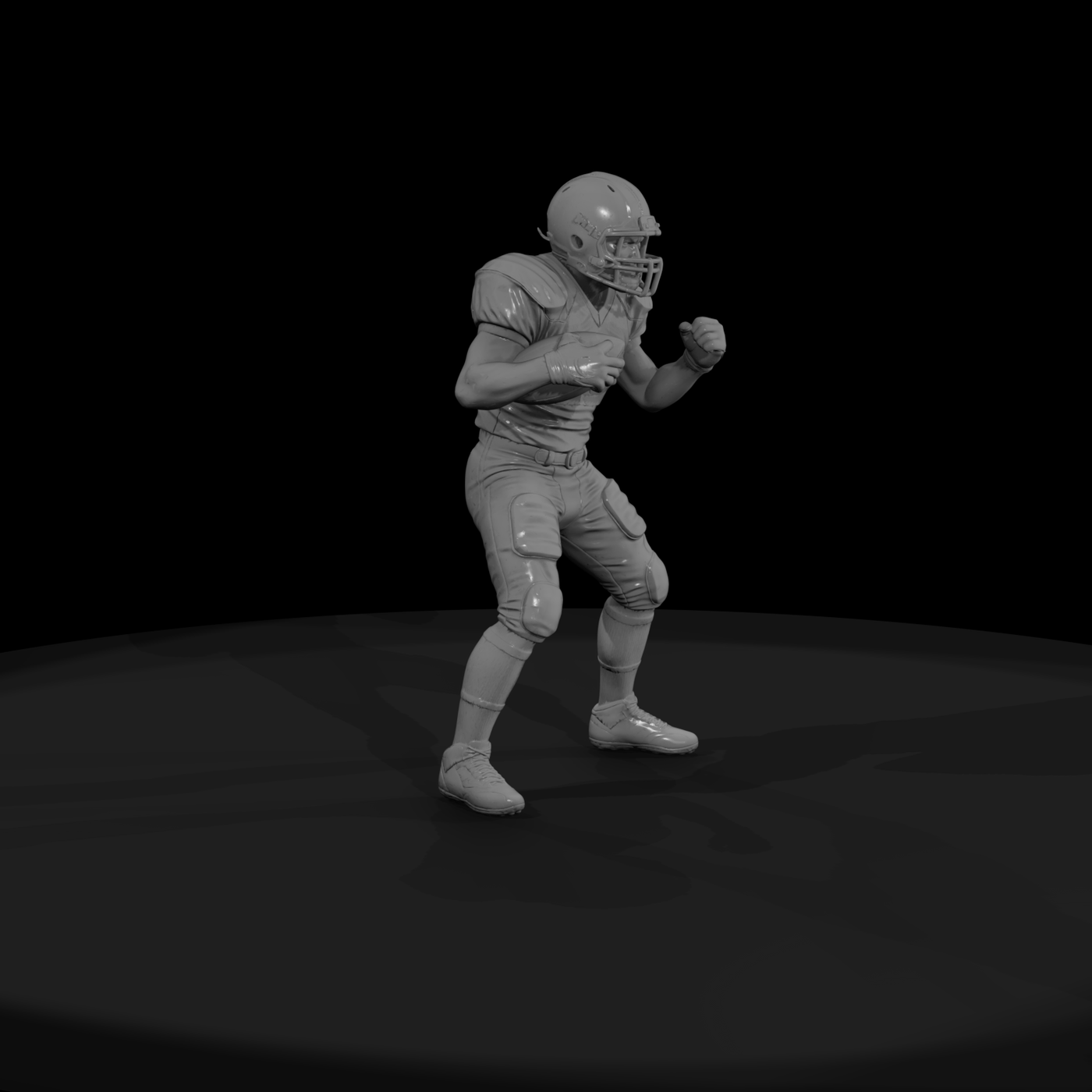 0073 Sports Football Player Helmet