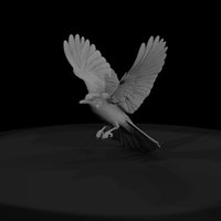 flying-bird-miniature-mid-flight-sculpture-for-dioramas-812383 — thumbnail 3