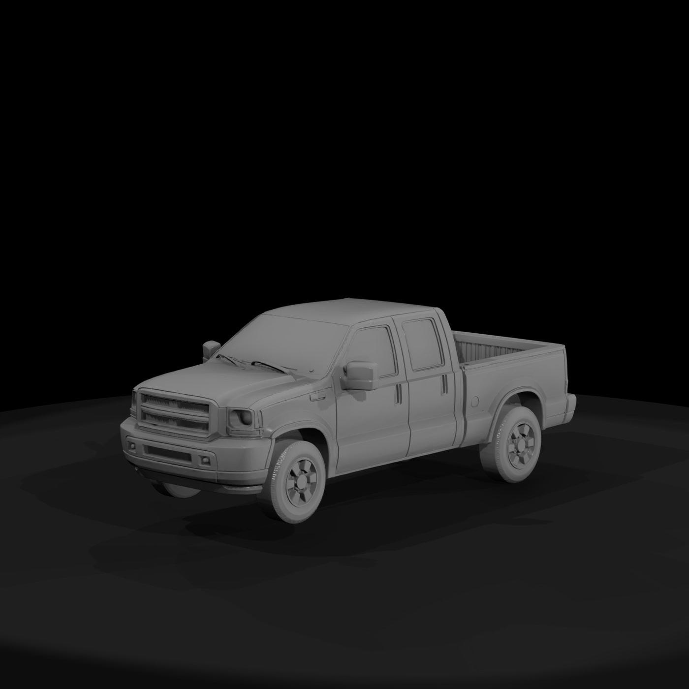 Crew Cab Pickup Truck & Railroading
