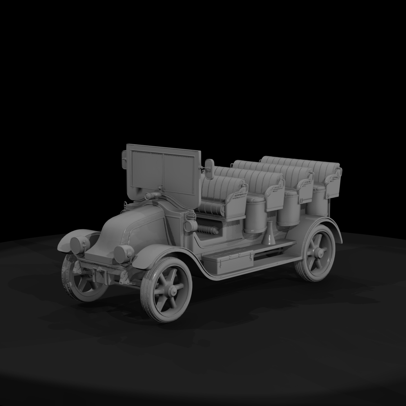 1910s Open-Topped Touring Car