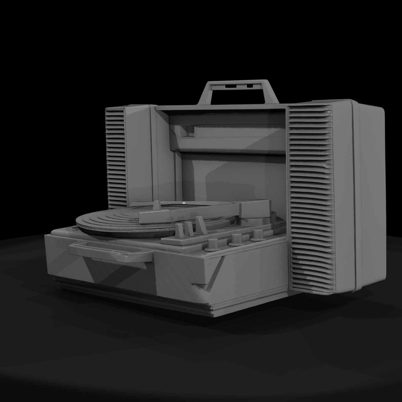 Retro Suitcase Turntable