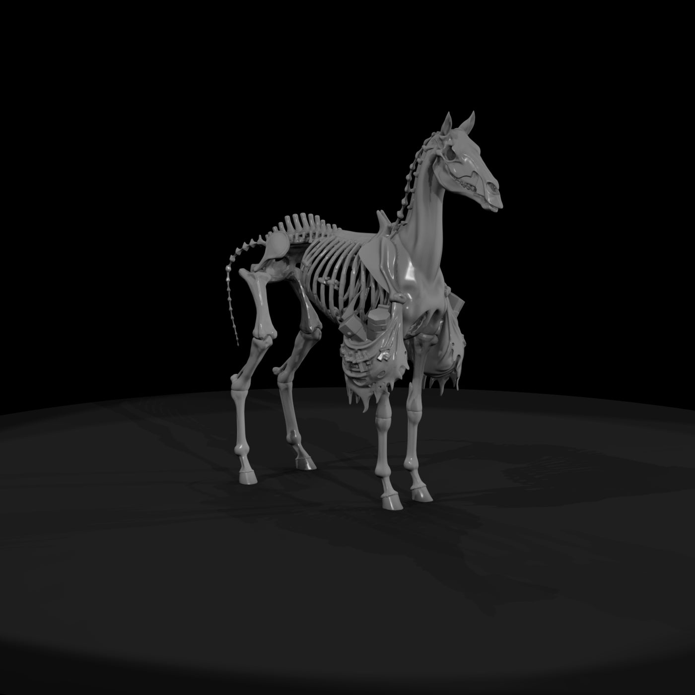 skeleton-horse