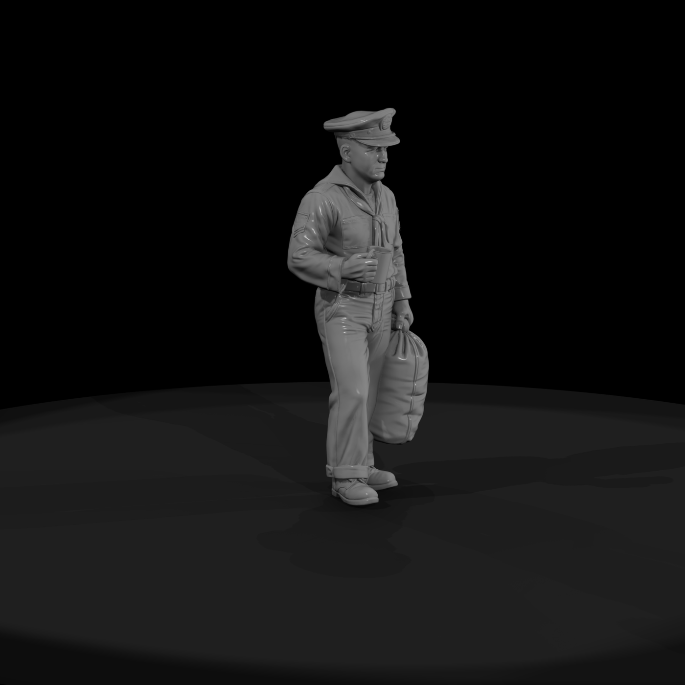Ww2 Navy 056 Wwii U S Navy Off Watch Sailor Figure