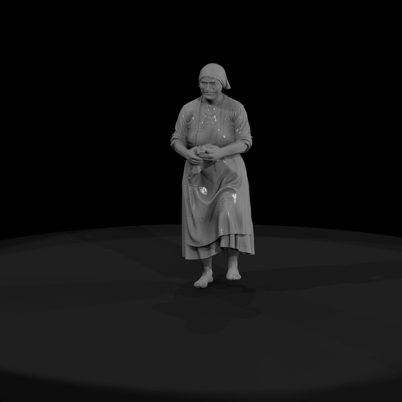 Elderly Peasant Woman