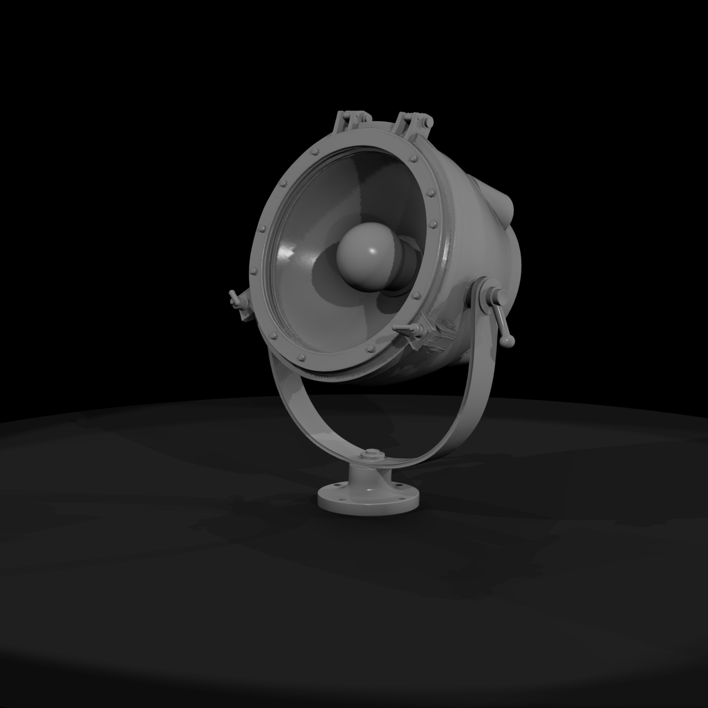 Marine Ship Searchlight — & Model Accessory