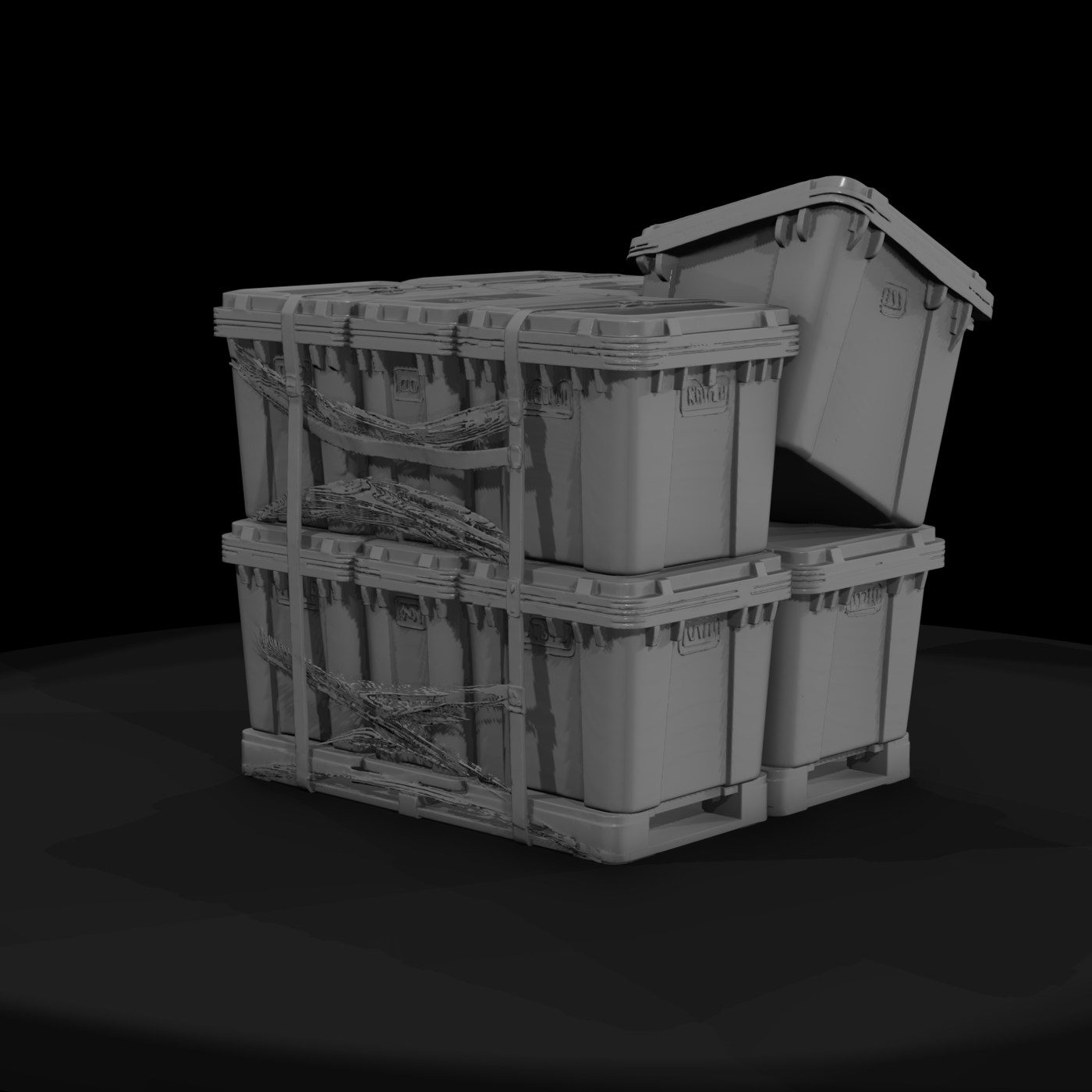 Industrial Storage Crate & Pallet
