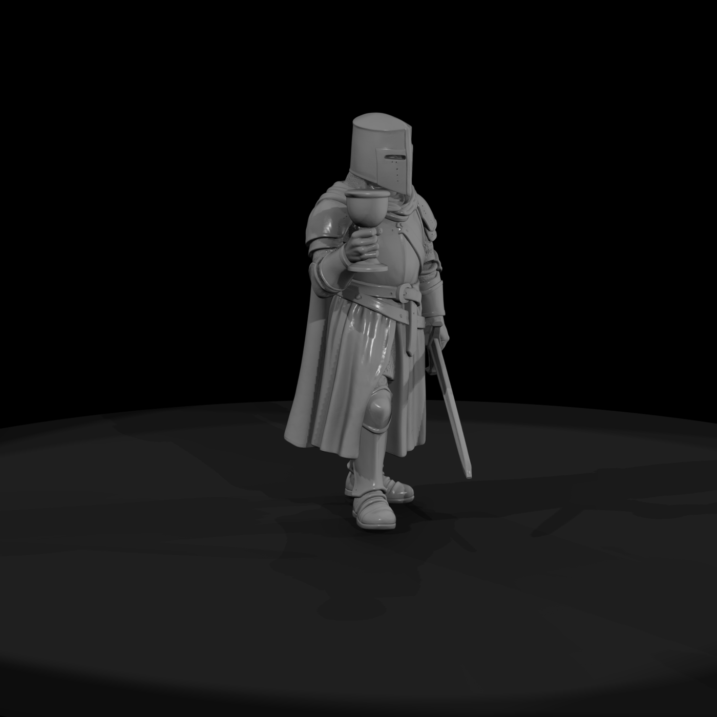 Myth 0422 Mythology Galahad Miniature Figure