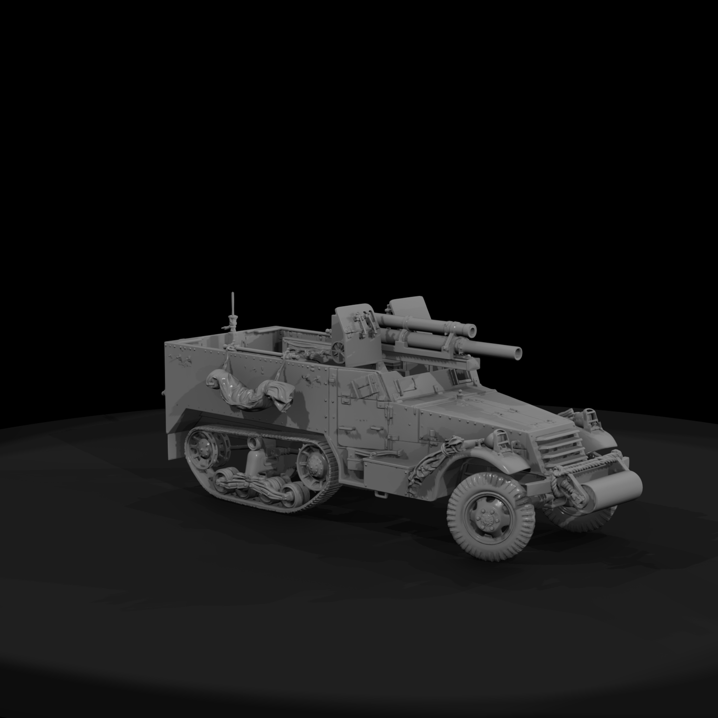 20260612 Armored Halftrack Self Propelled Gun Fbab