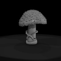 stylized-fly-agaric-mushroom-amanita-diorama-scatter-723041 — thumbnail 3