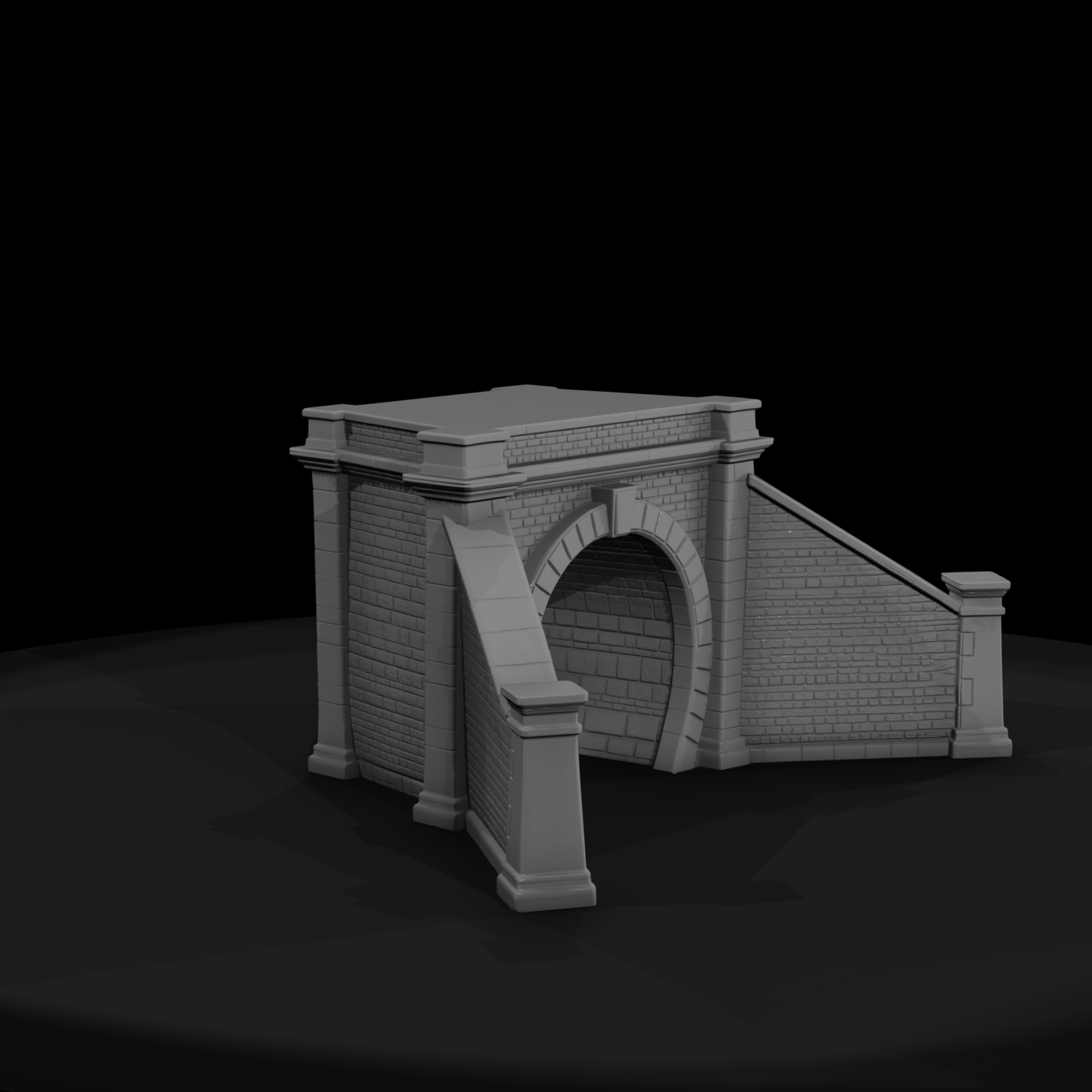 Brick Railway Tunnel Portal