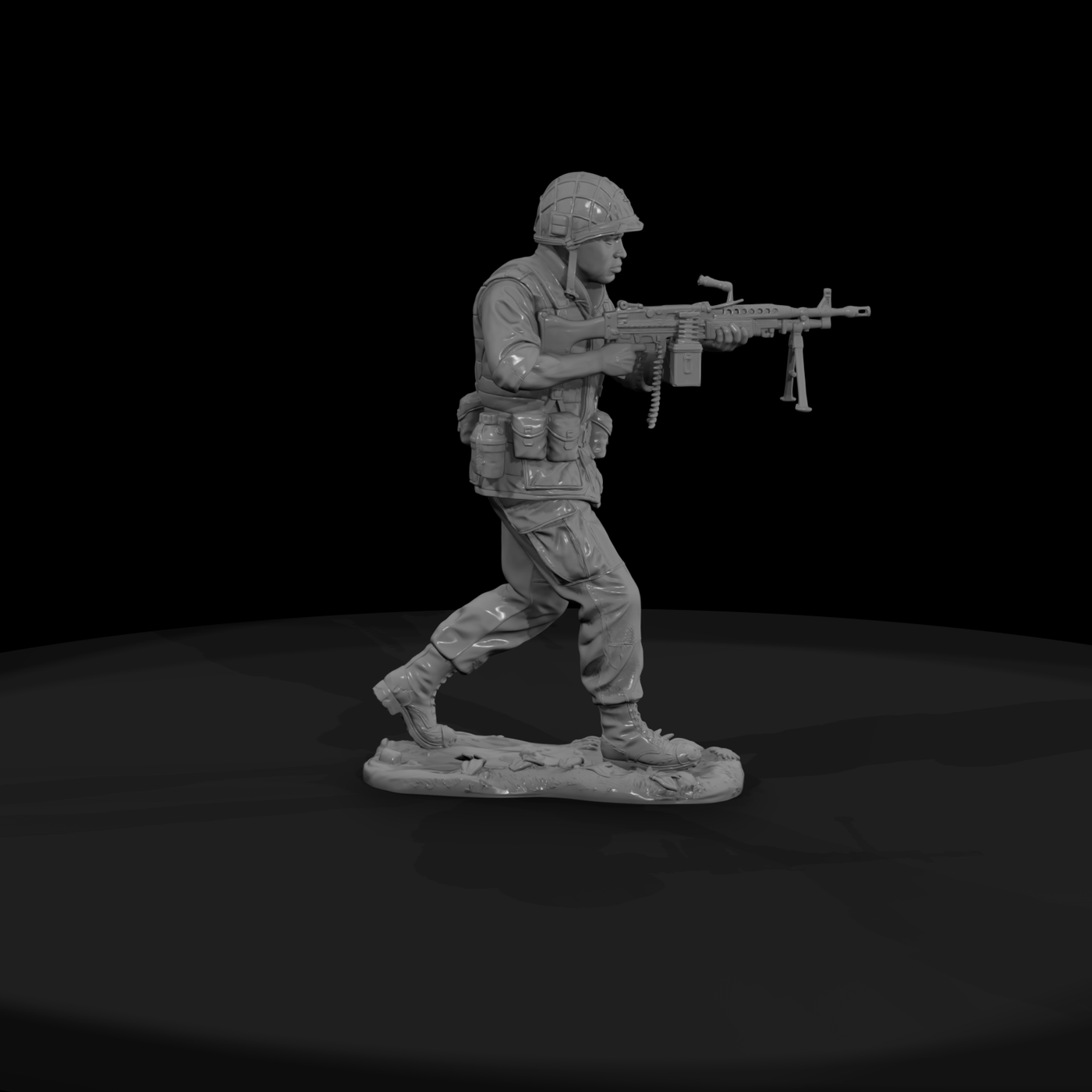 Vnh 038 United States Marine M60 Gunner