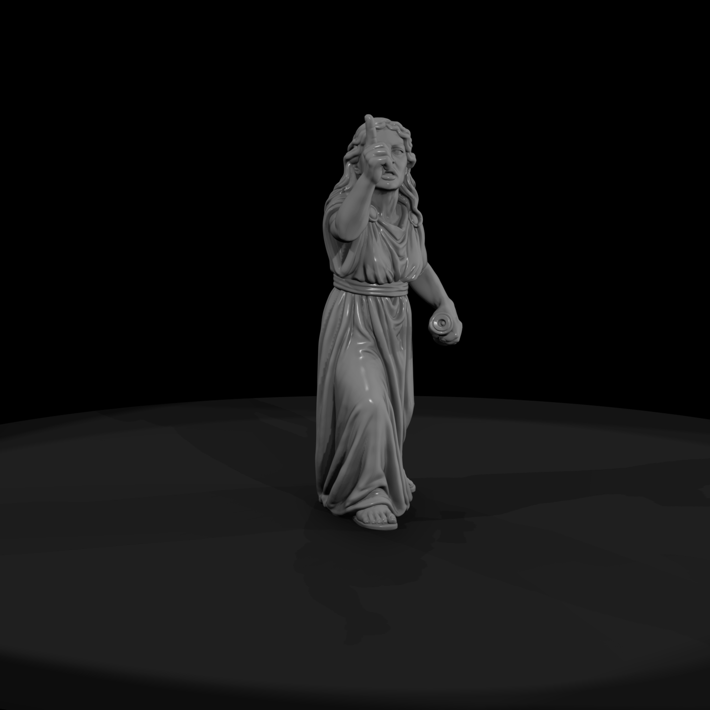 Myth 0276 Mythology Cassandra Miniature Figure