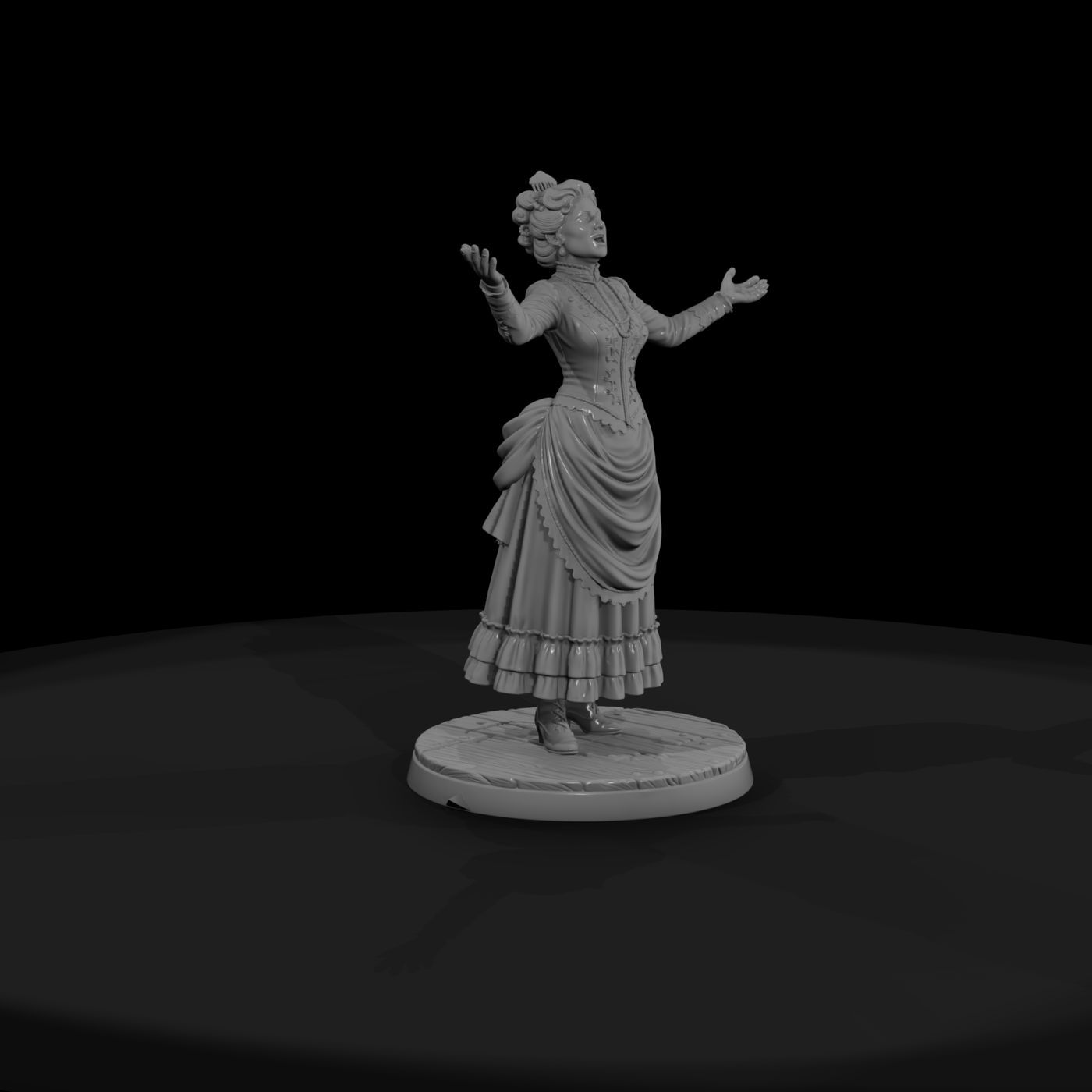 Ww 0218 Townsfolk Dance Hall Singer