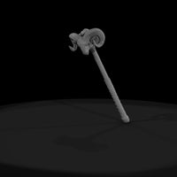 double-ram-head-war-hammer-tabletop-prop-227790 — thumbnail 3