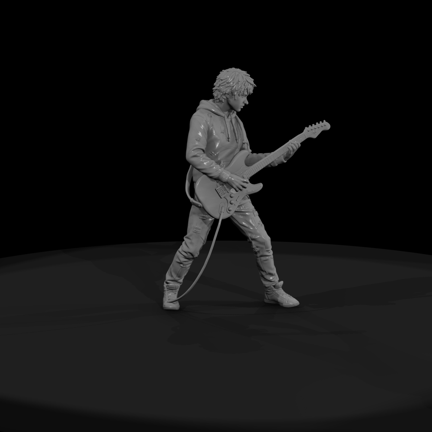 Poparc 0208 Garage Band Teen Guitarist Alternate P