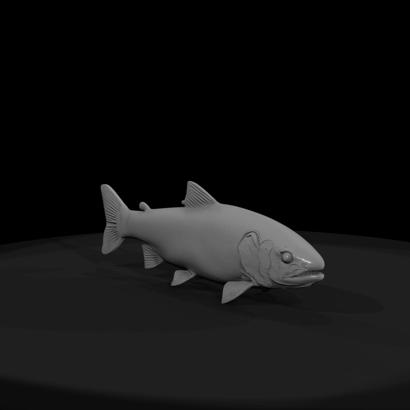 Realistic Sculpted Salmon