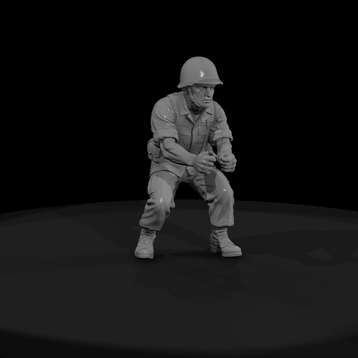 Vn Army 088 Vietnam U S Army Artillery Crewman Fig