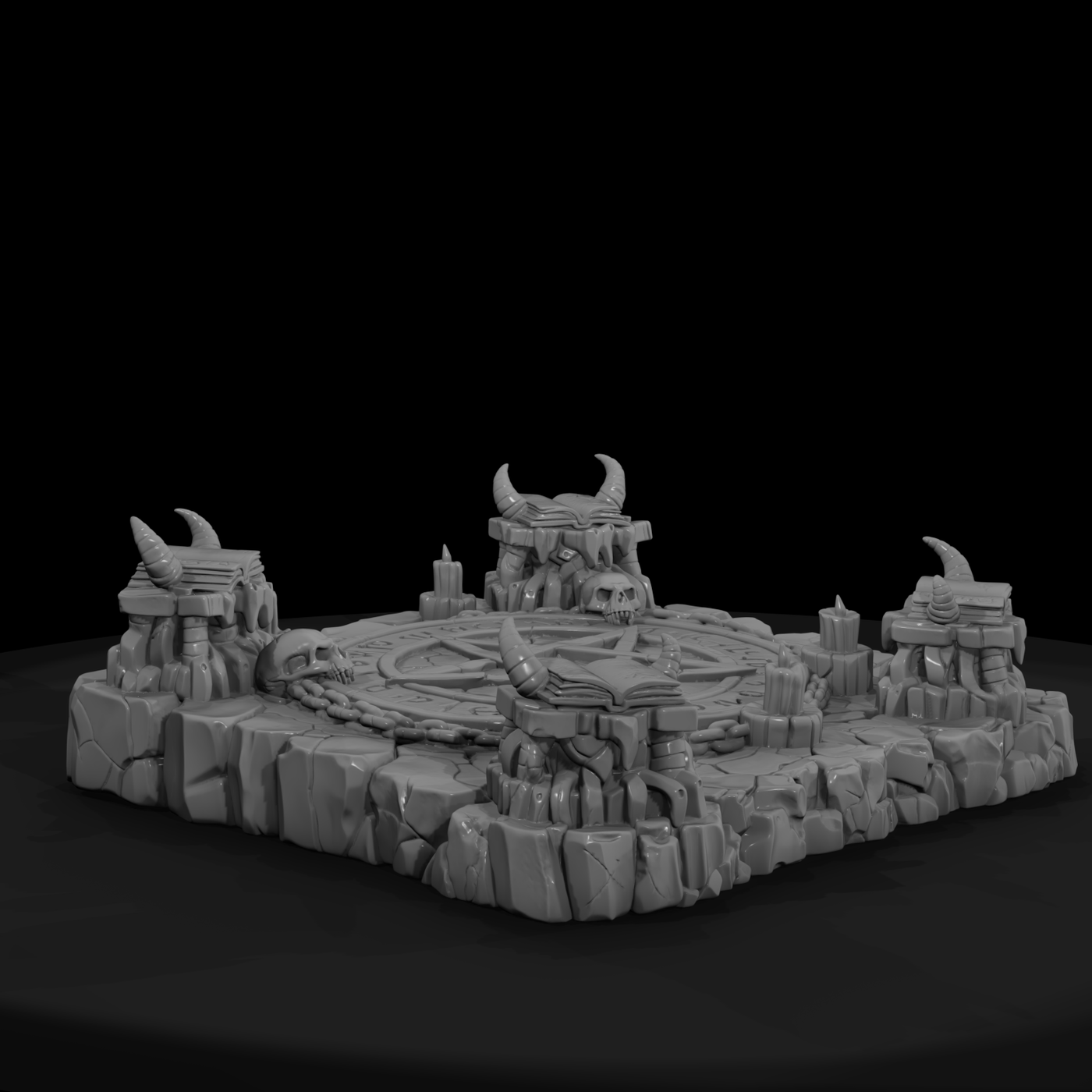 Summoning Circle Ritual Floor Tile