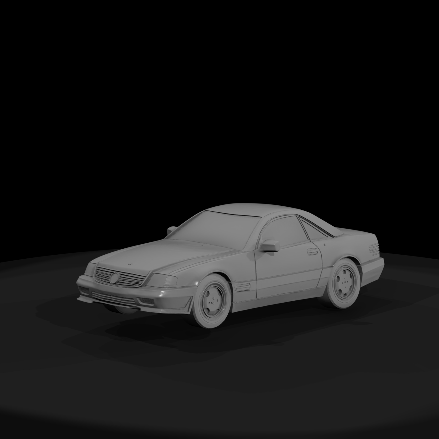 Mercedes-Benz SL classic coupe — car