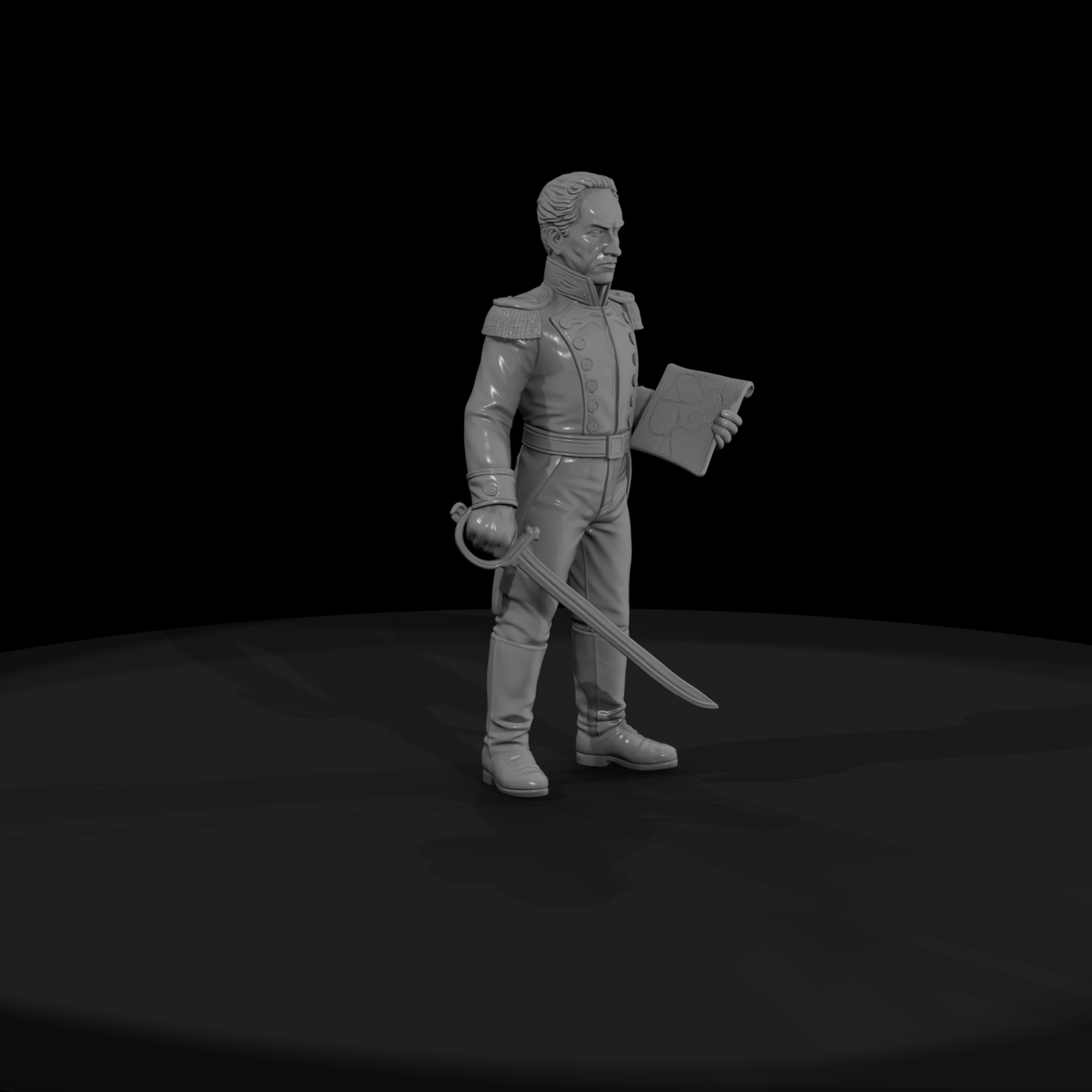Hist 0149 Historical Simon Bolivar Miniature Figur