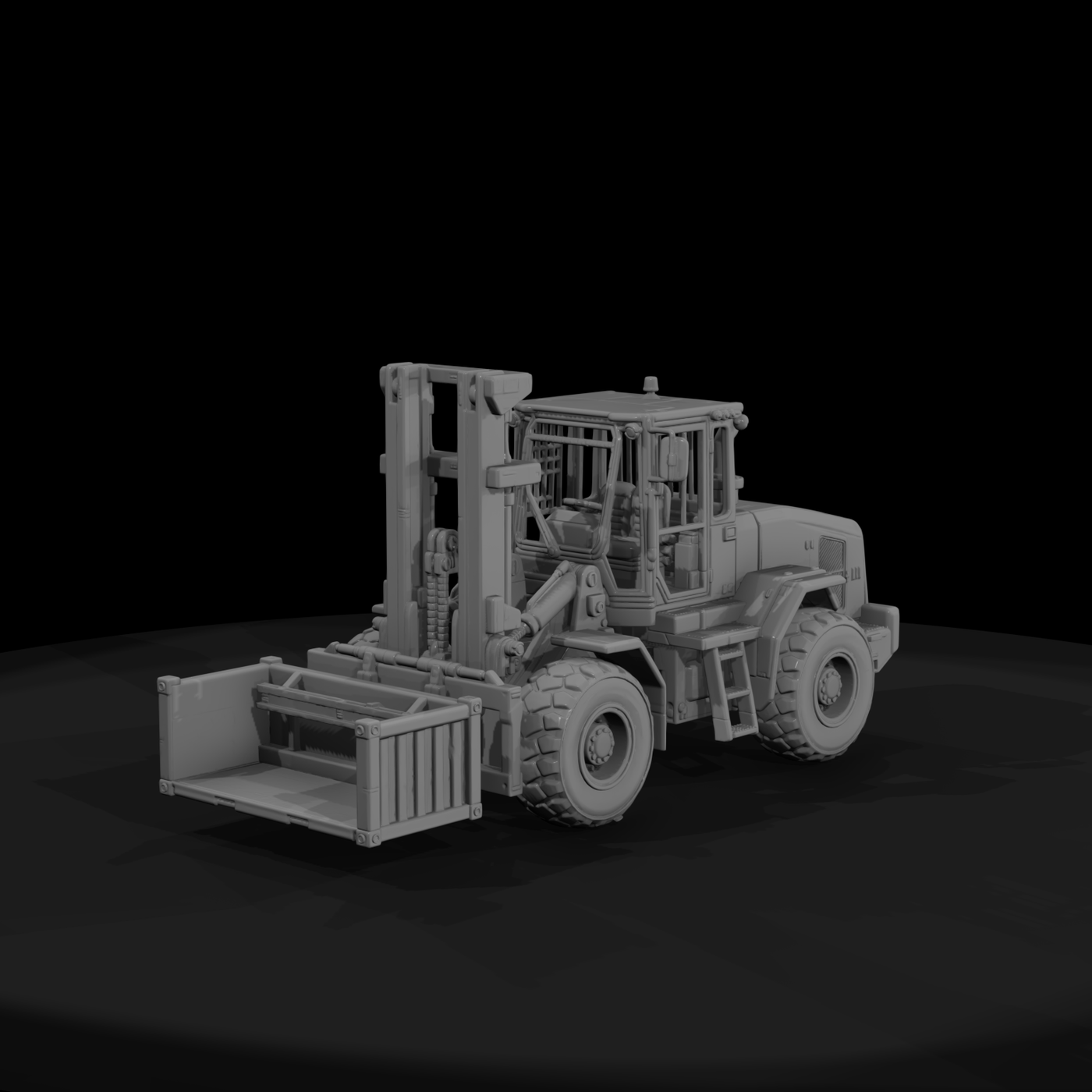Mil 270 Modern Desert Cargo Forklift