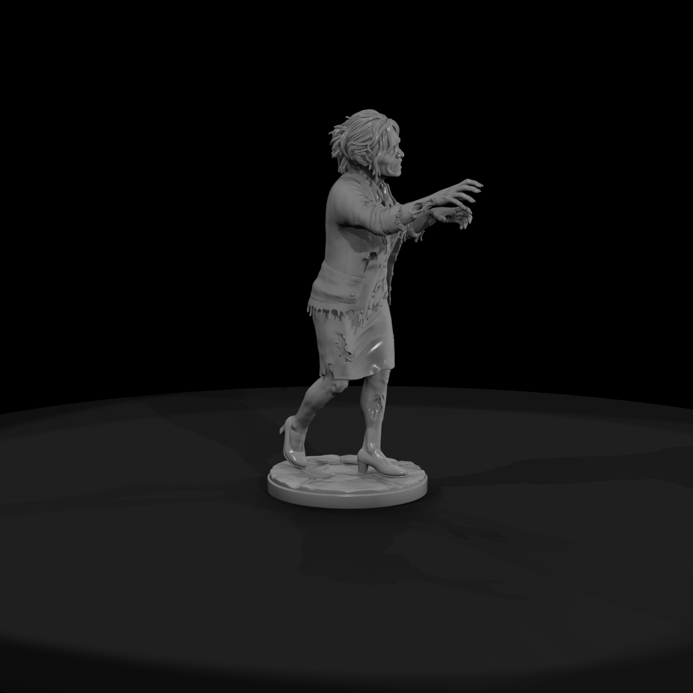 Zombie Schoolteacher Reaching Out