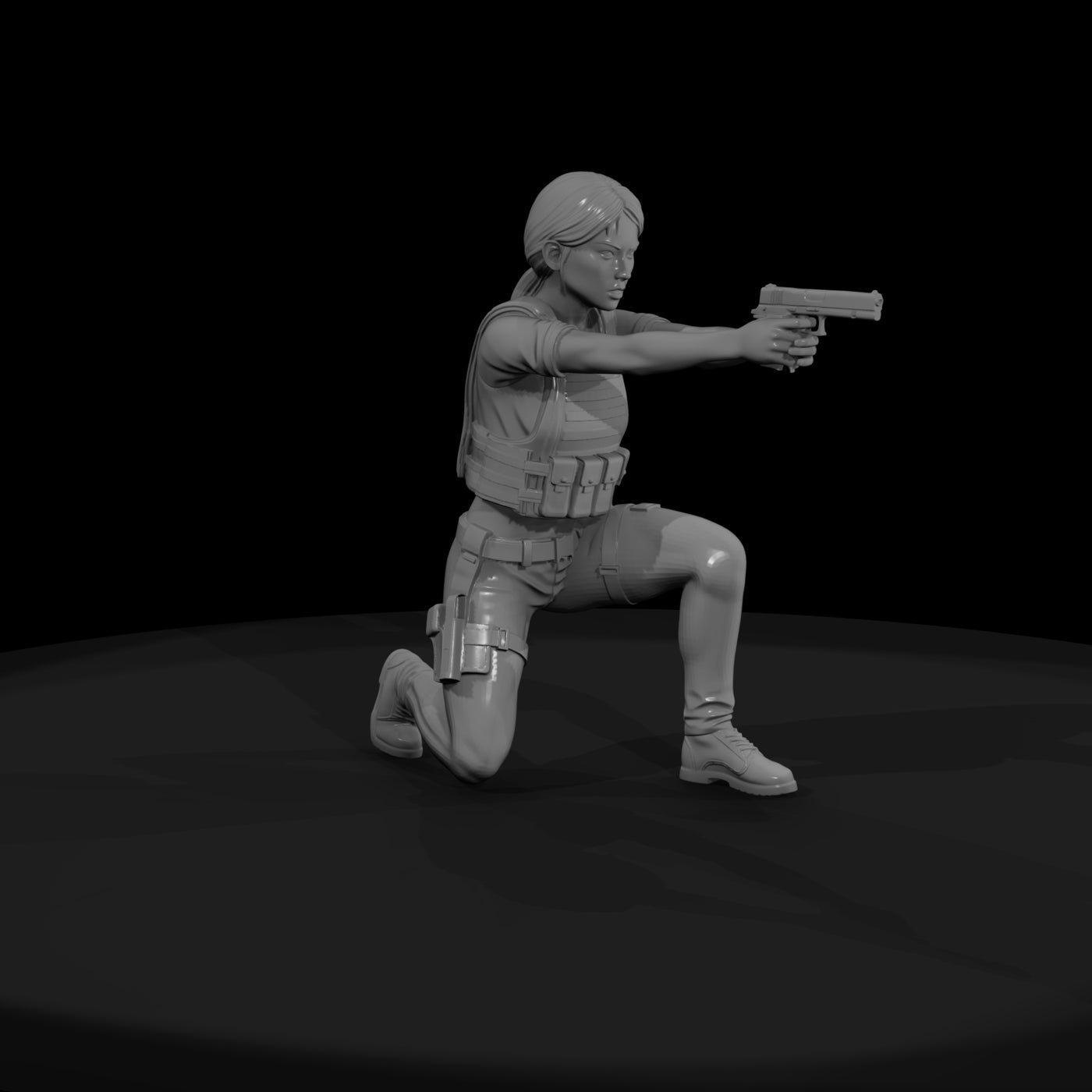 kneeling-survivor-with-pistol-female-modern-miniature-232108